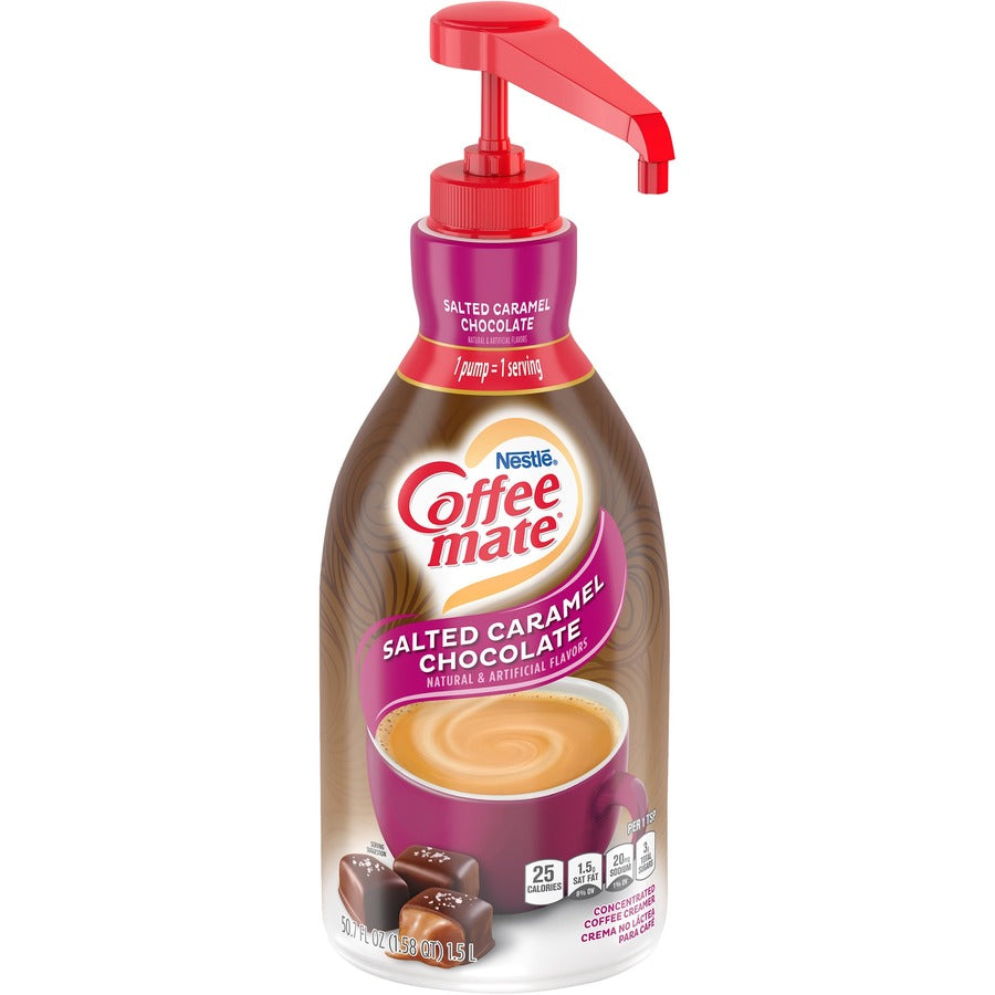 Coffee-mate Coffee mate Salted Caramel Chocolate Liquid Coffee Creamer Pump Bottle (79976CT)