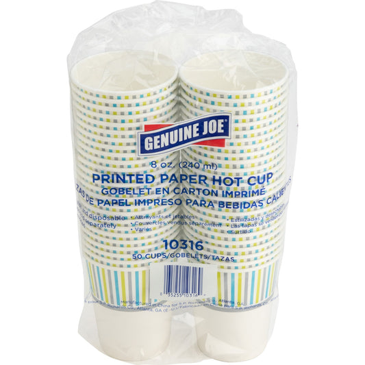 Genuine Joe 8 oz Hot Beverage Cups (10316)