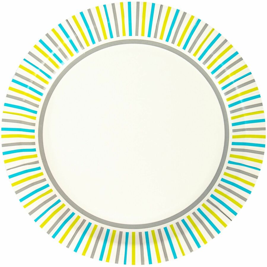 Genuine Joe 9" Printed Paper Plates (10320)