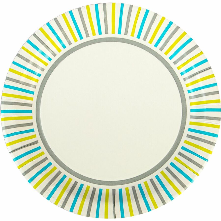 Genuine Joe 7" Printed Paper Plates (10321)