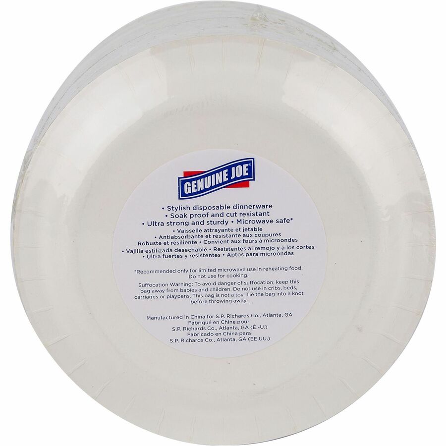Genuine Joe 7" Printed Paper Plates (10321)