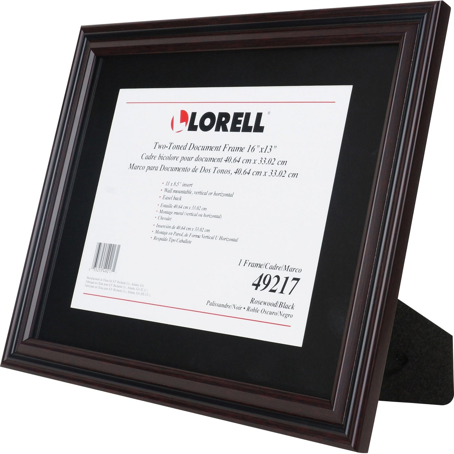 Lorell 2-toned Certificate Frame (49217)