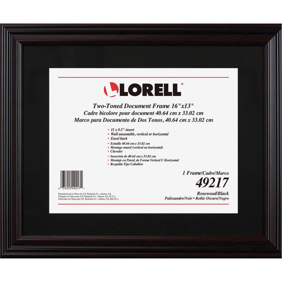 Lorell 2-toned Certificate Frame (49217)