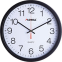 Lorell 12-1/2" Slimline Wall Clock (61008)