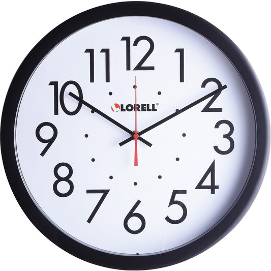 Lorell 14-1/2" Self-Set Wall Clock (61009)