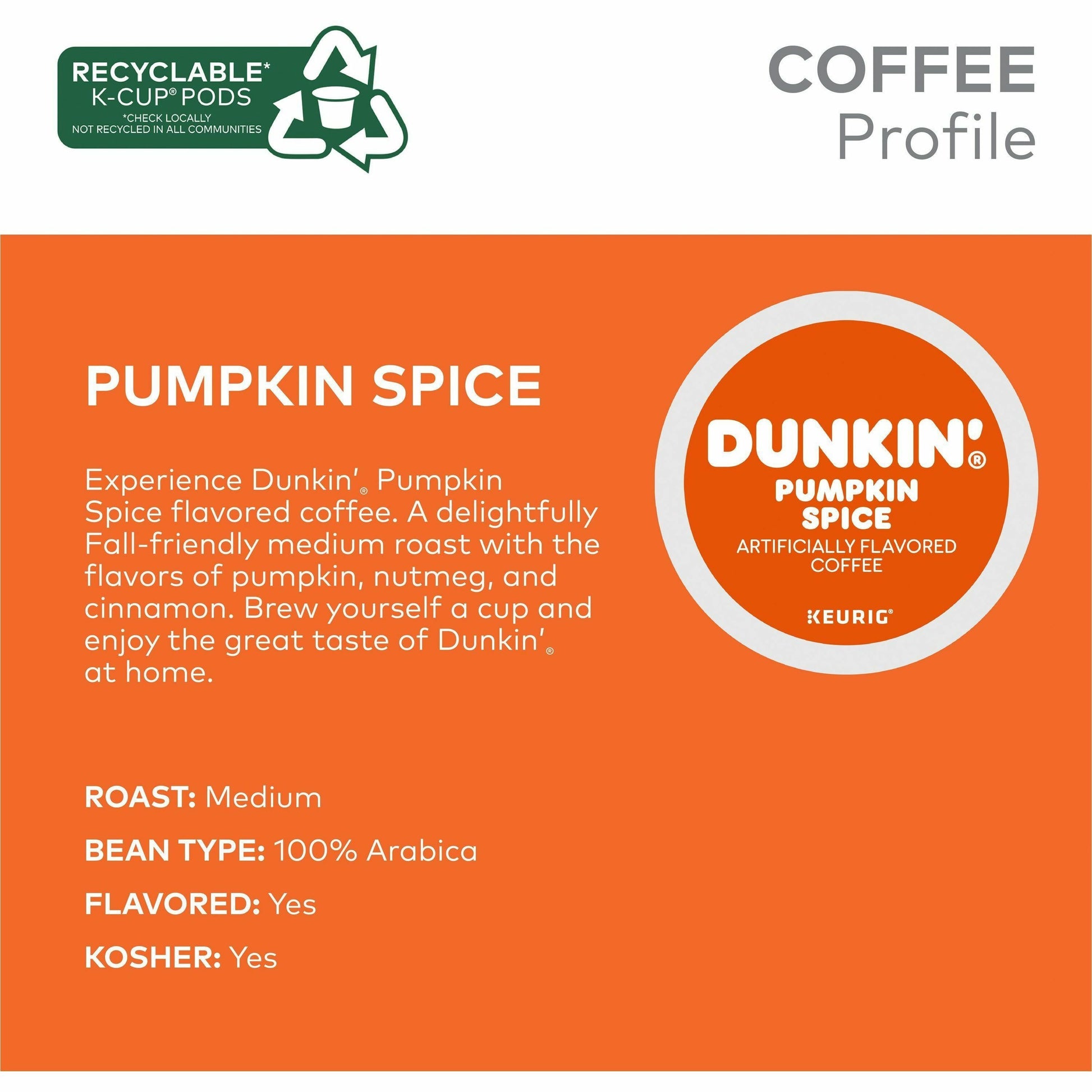  K-Cup Pumpkin Spice Coffee (7596)