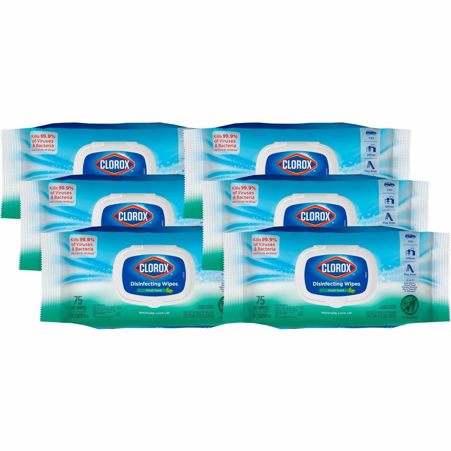 Clorox Disinfecting Cleaning Wipes Value Pack - Bleach-free (31430CT)