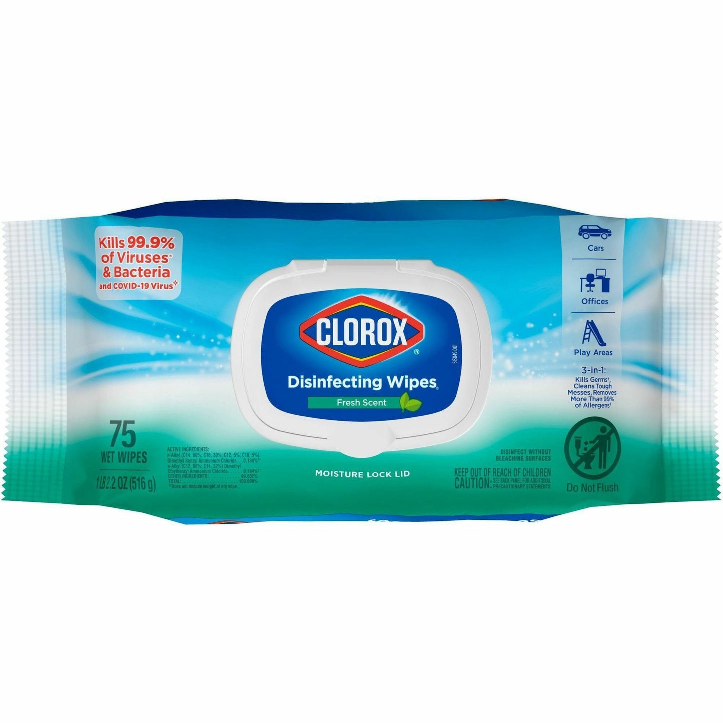 Clorox Disinfecting Cleaning Wipes Value Pack - Bleach-free (31430CT)
