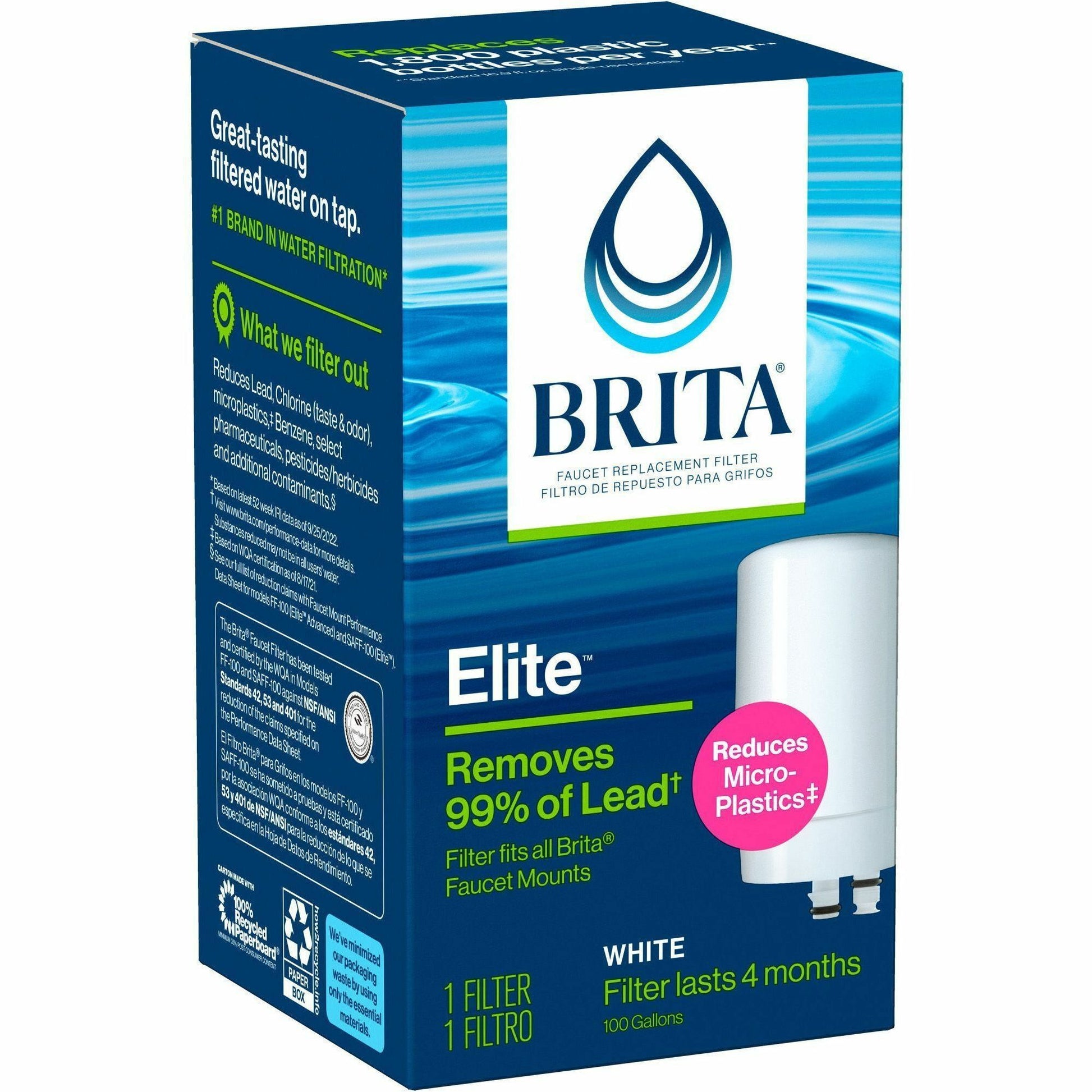 Brita On Tap Water Filtration System Replacement Filters For Faucets (36309CT)