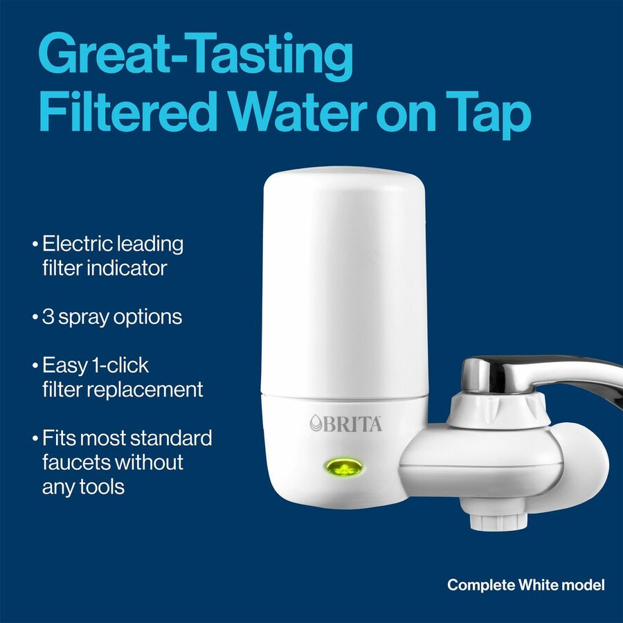 Brita On Tap Water Filtration System Replacement Filters For Faucets (36309CT)