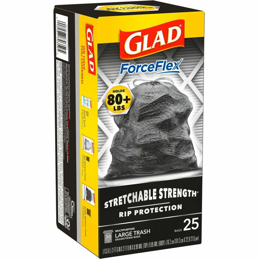 Glad ForceFlexPlus Large Drawstring Trash Bags (70359CT)