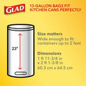 Glad ForceFlexPlus X-Large Kitchen Drawstring Bags (78913CT)