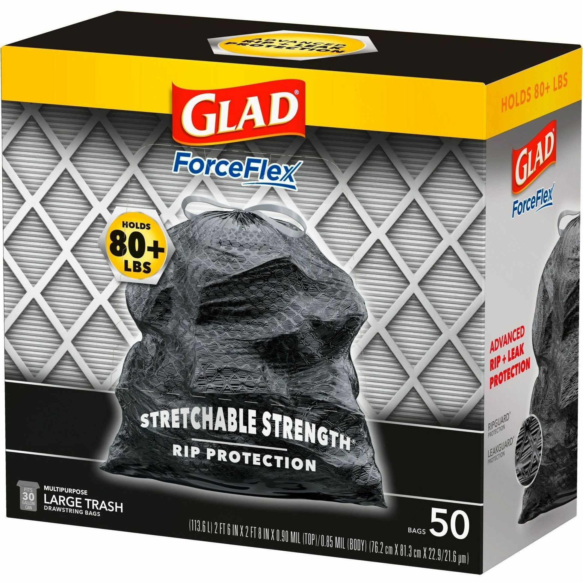 Glad ForceFlexPlus Drawstring Large Trash Bags (78997CT)