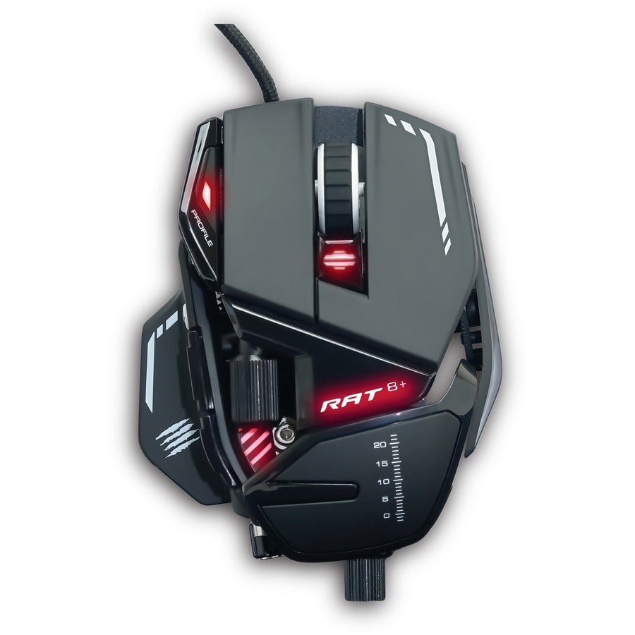 Mad Catz The Authentic R.A.T. 8+ Optical Gaming Mouse (MR05DCAMBL00)