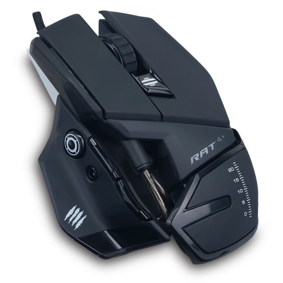 Mad Catz The Authentic R.A.T. 4+ Optical Gaming Mouse (MR03MCAMBL00)