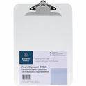 Business Source Spring Clip Plastic Clipboard (01860)