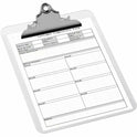 Business Source Spring Clip Plastic Clipboard (01860)