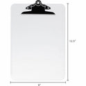 Business Source Spring Clip Plastic Clipboard (01860)