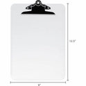 Business Source Spring Clip Plastic Clipboard (01860BX)