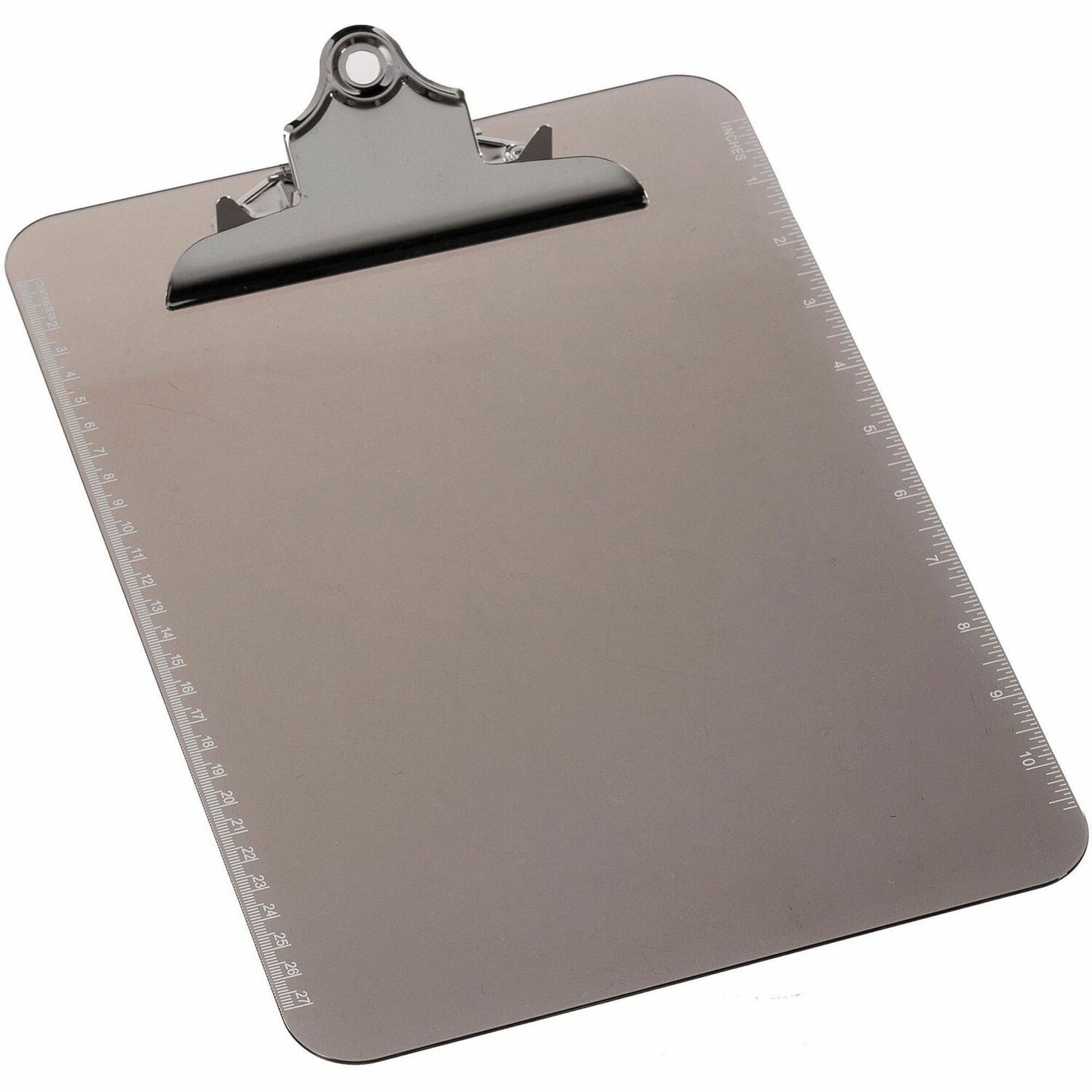 Business Source Spring Clip Plastic Clipboard (01861)