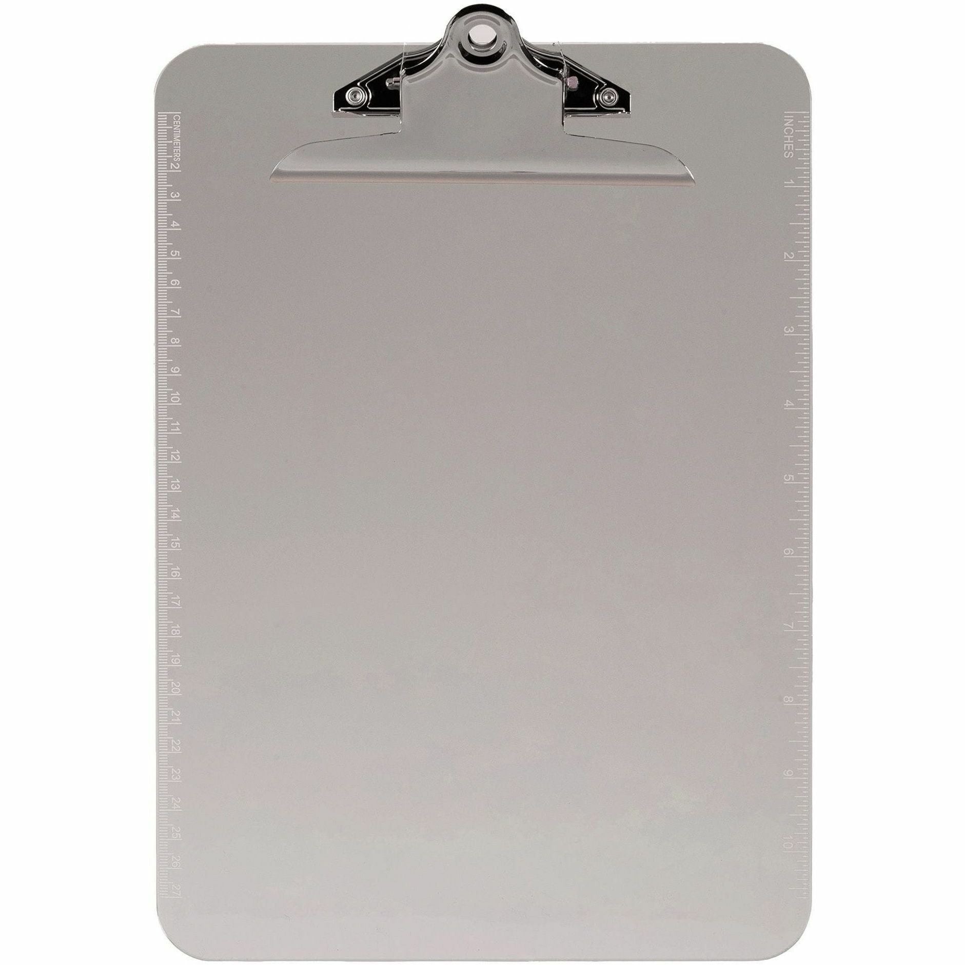 Business Source Spring Clip Plastic Clipboard (01861)