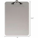 Business Source Spring Clip Plastic Clipboard (01861)
