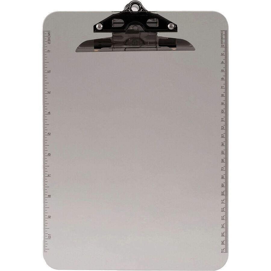 Business Source Spring Clip Plastic Clipboard (01861)