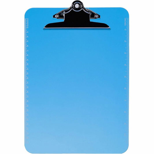 Business Source Spring Clip Plastic Clipboard (01863)