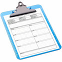 Business Source Spring Clip Plastic Clipboard (01863BX)