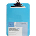 Business Source Spring Clip Plastic Clipboard (01863BX)