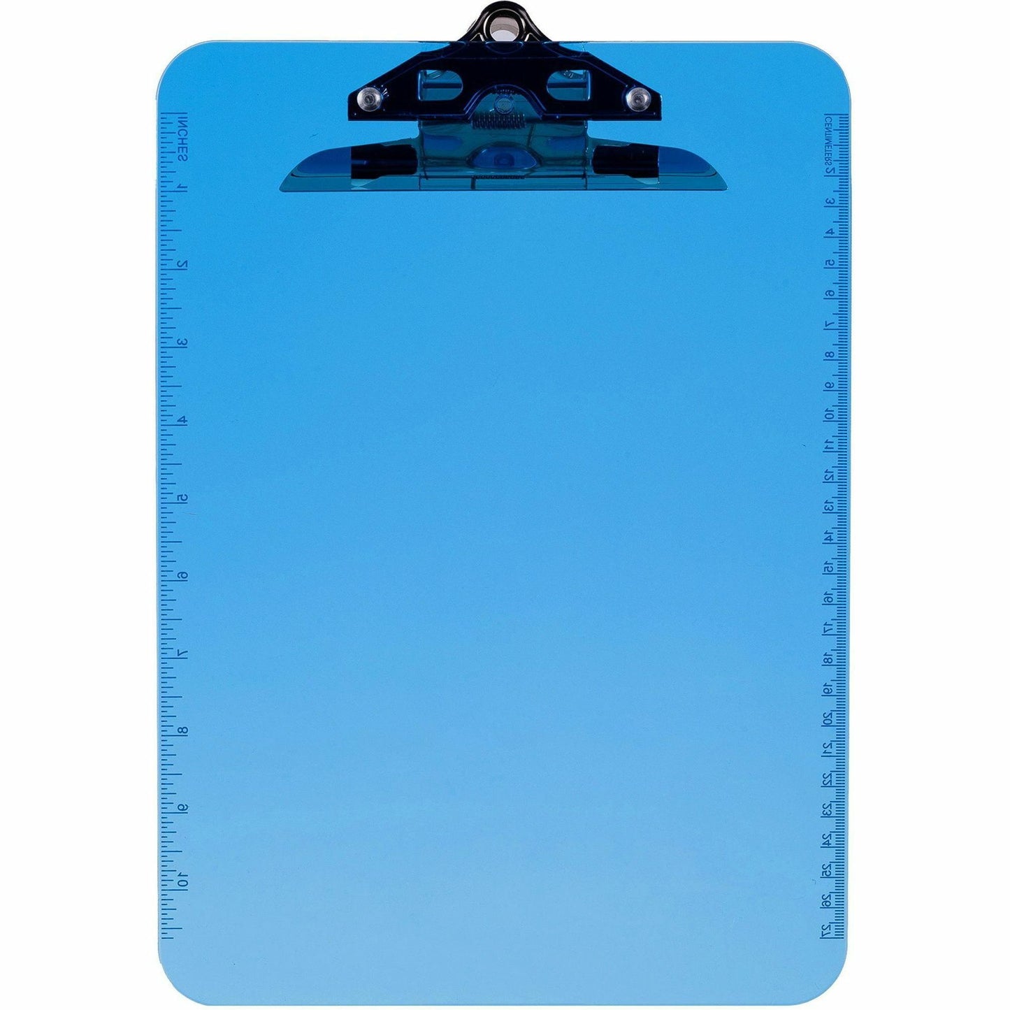 Business Source Spring Clip Plastic Clipboard (01863BX)