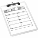 Business Source Flat Clip Clipboard (01869BD)