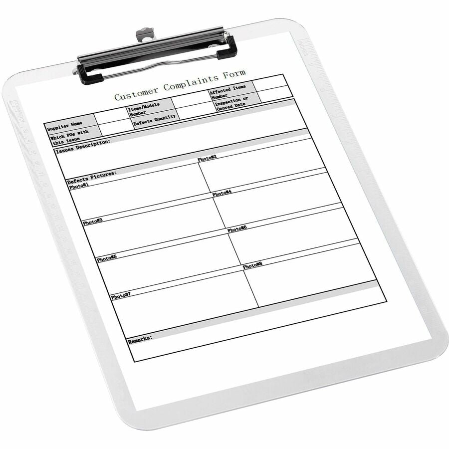 Business Source Flat Clip Clipboard (01869BD)