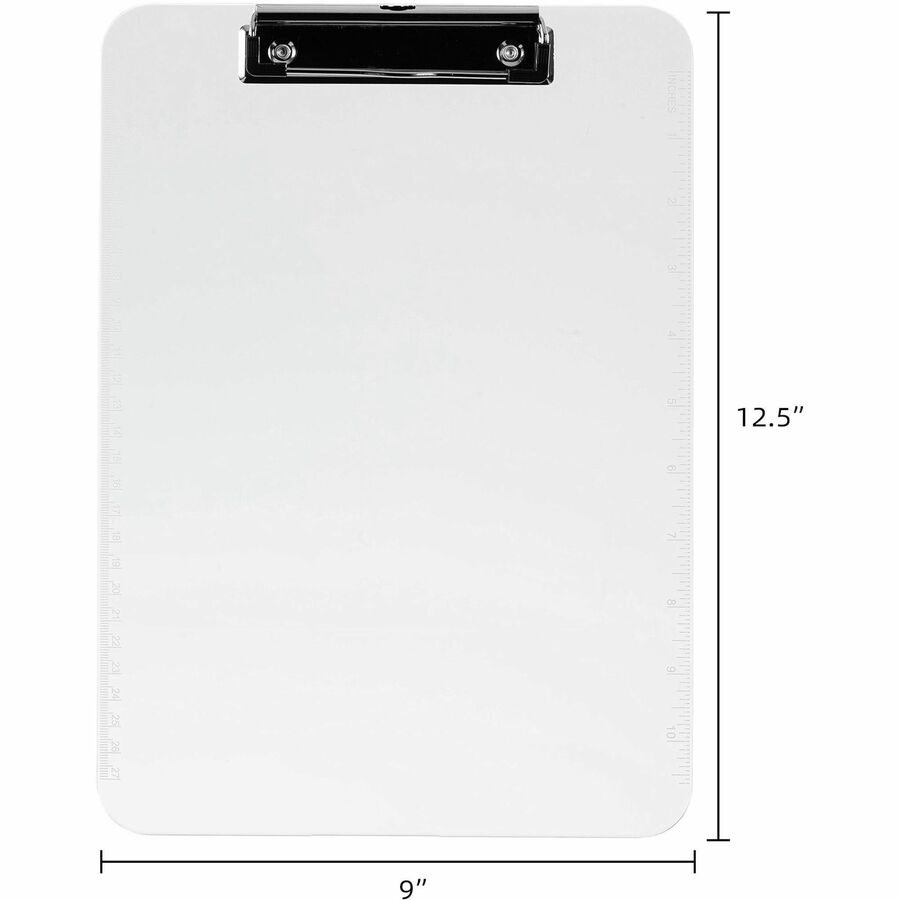 Business Source Flat Clip Clipboard (01869BD)