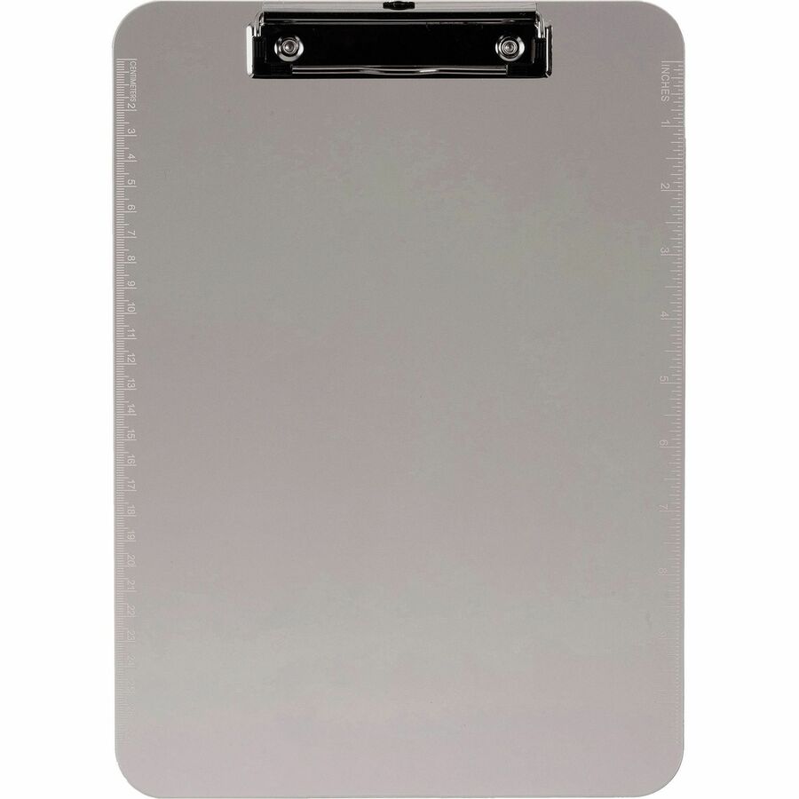 Business Source Flat Clip Plastic Clipboard (01870BD)