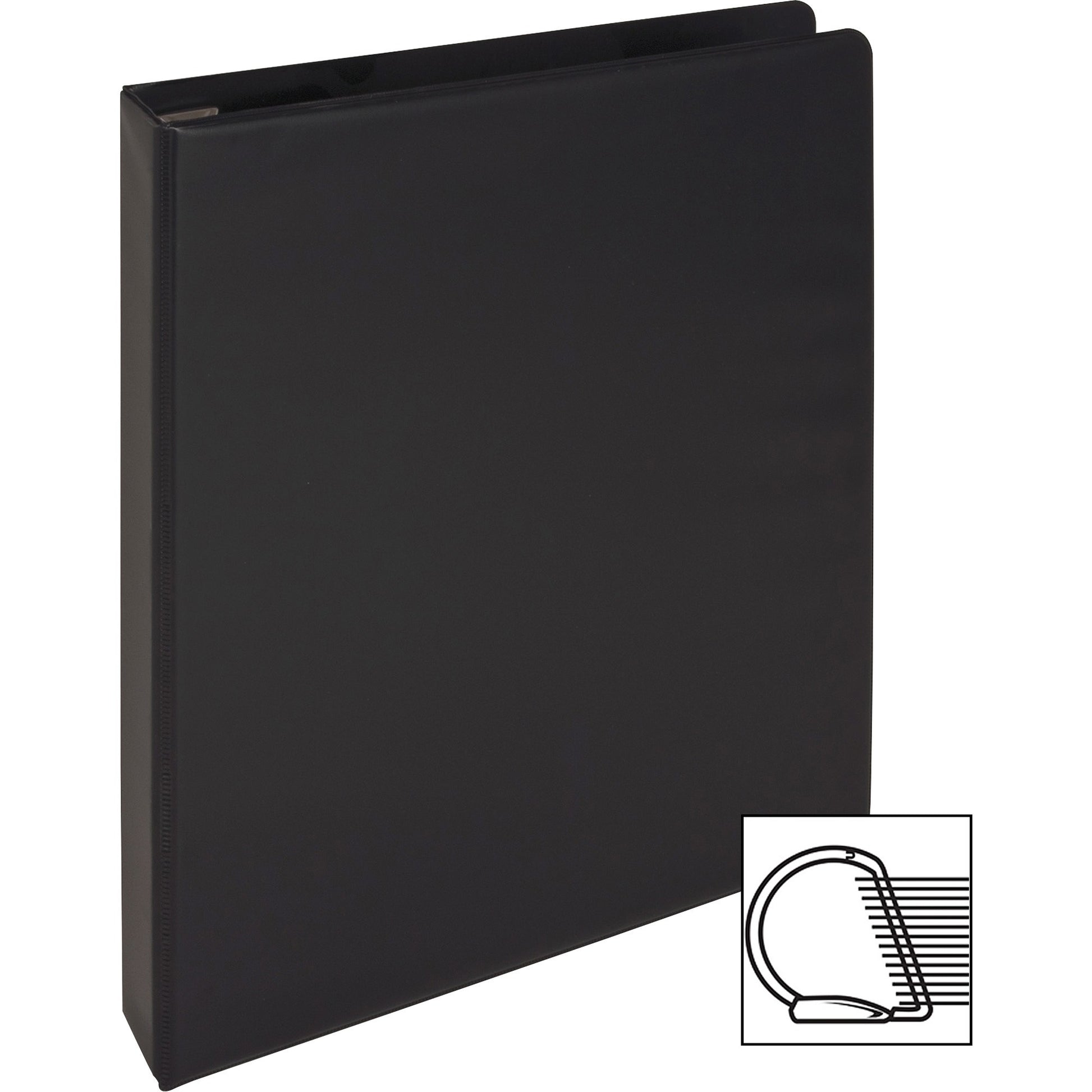 Business Source EasyOpen Locking Slant-D Ring Binders (26967)