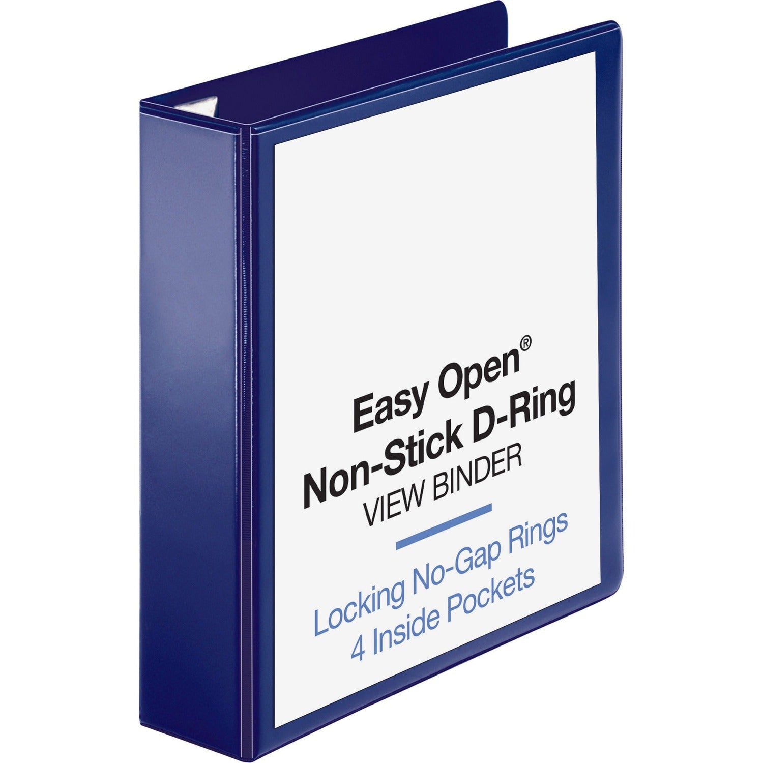 Business Source Easy Open Nonstick D-Ring View Binder (26975)