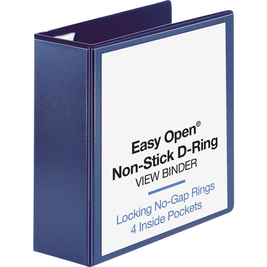 Business Source Easy Open Nonstick D-Ring View Binder (26977)