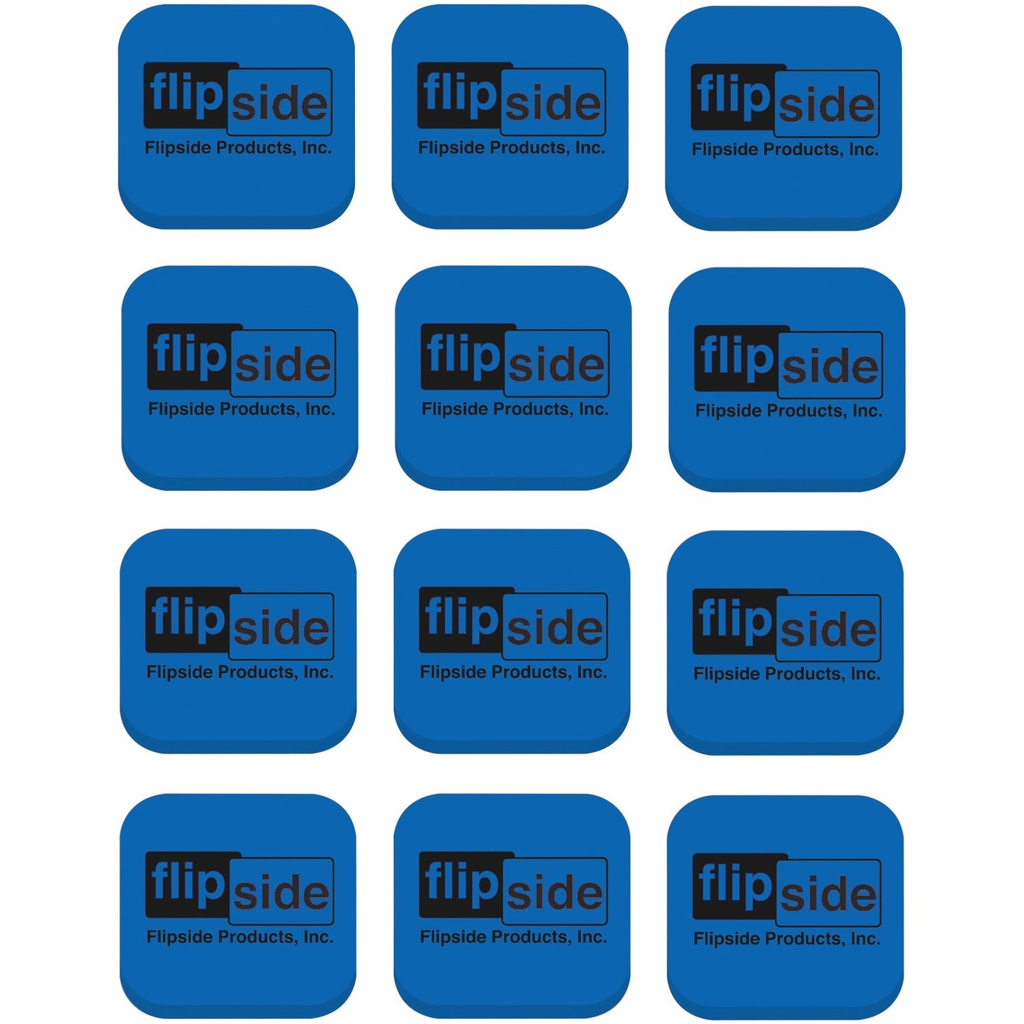 Flipside Products Flipside Magnetic Whiteboard Student Erasers (35030)