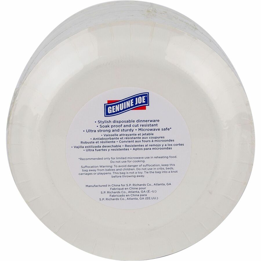 Genuine Joe 7" Printed Paper Plates (10321CT)