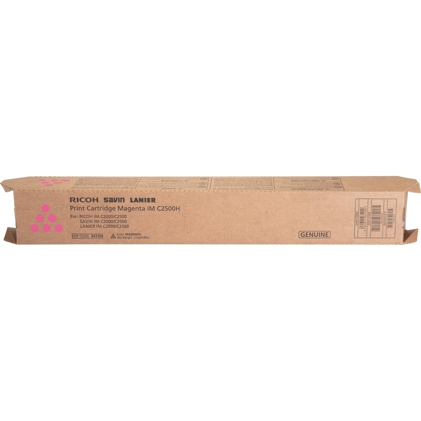 Ricoh Original Laser Toner Cartridge - Magenta - 1 Each (842309)