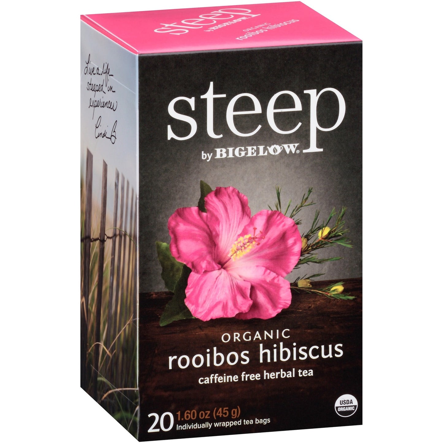 Bigelow Rooibos Hibiscus Herbal Tea Bag (17713)