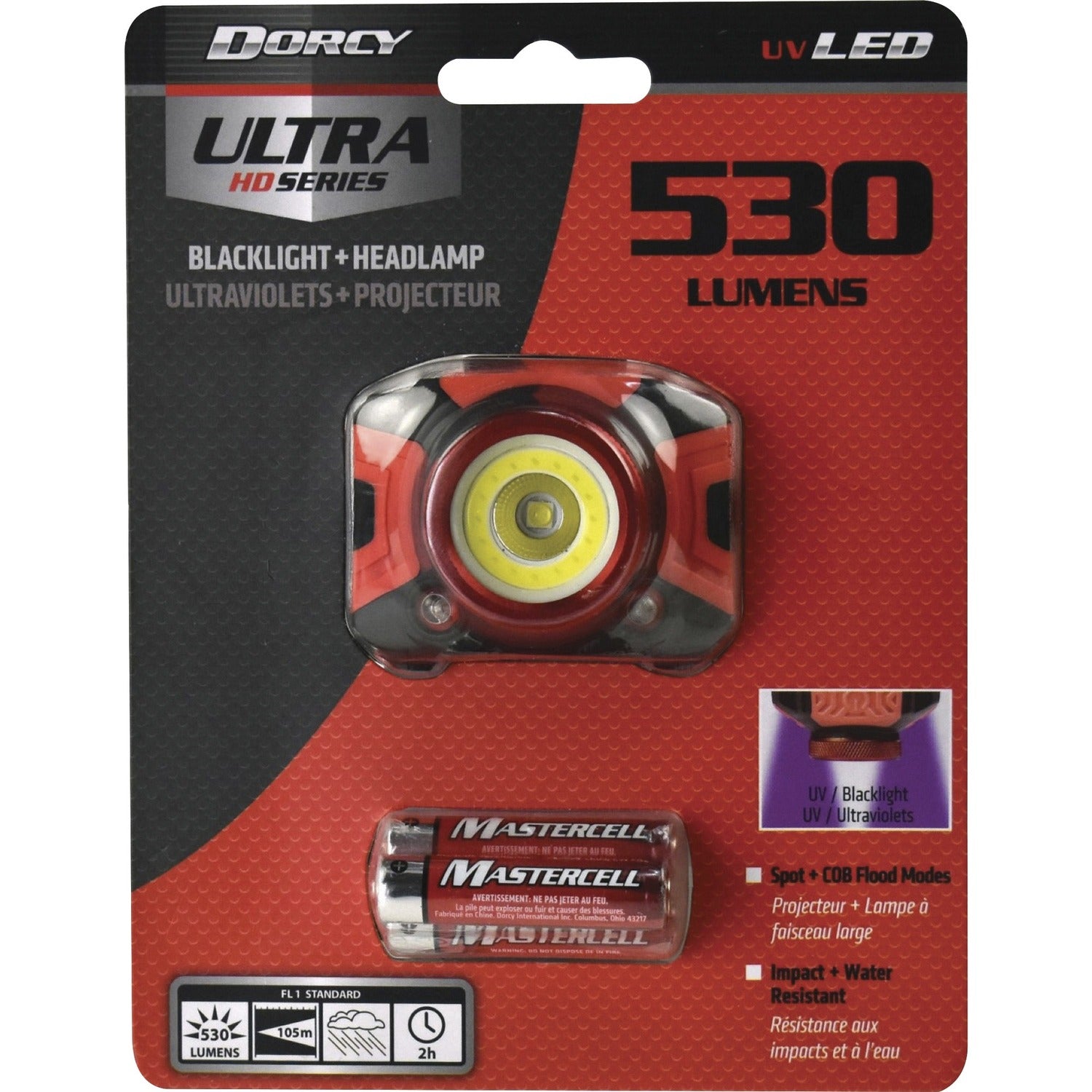 Dorcy Ultra HD 530 Lumen Headlamp (414335)