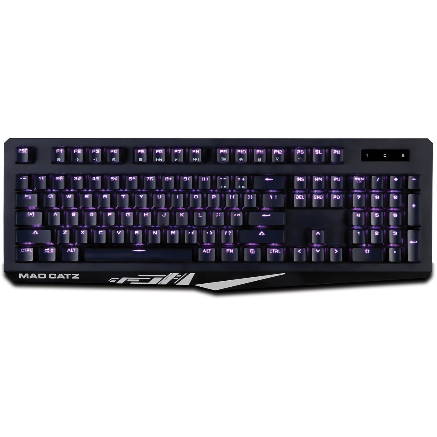 Mad Catz The Authentic S.T.R.I.K.E. 4 Mechanical Gaming Keyboard - Black (KS13MMUSBL00)