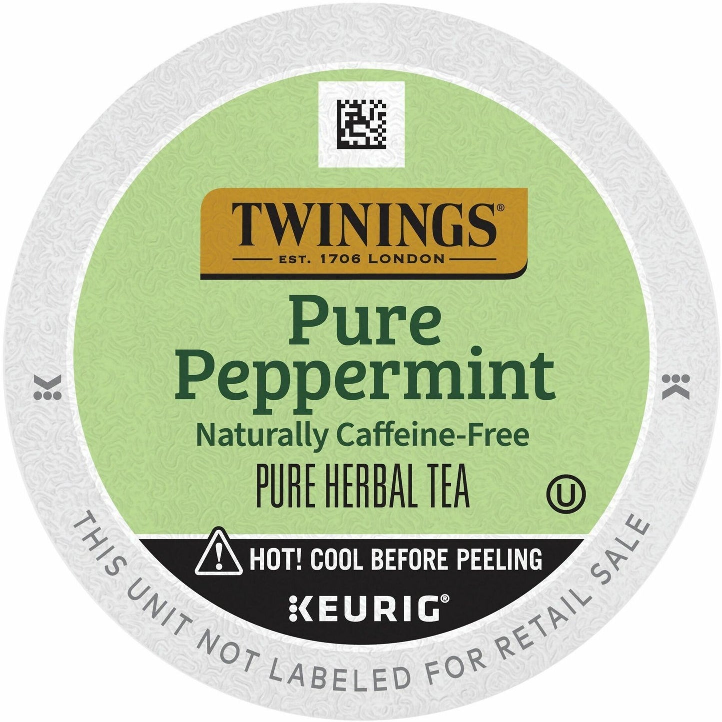 Twinings of London Pure Peppermint Herbal Tea K-Cup (08760)