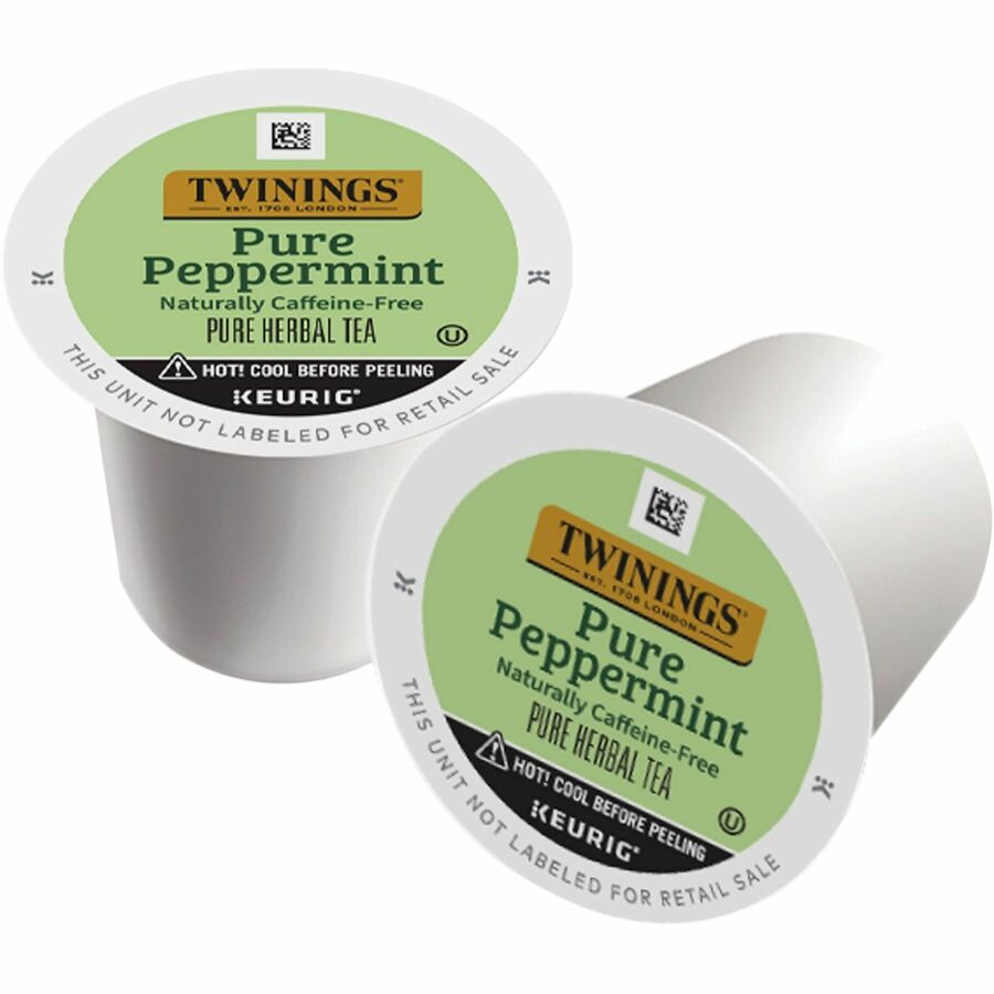 Twinings of London Pure Peppermint Herbal Tea K-Cup (08760)