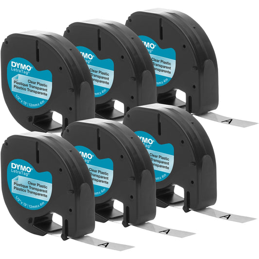 Dymo LetraTag Labelmaker Plastic Labels (2050824)