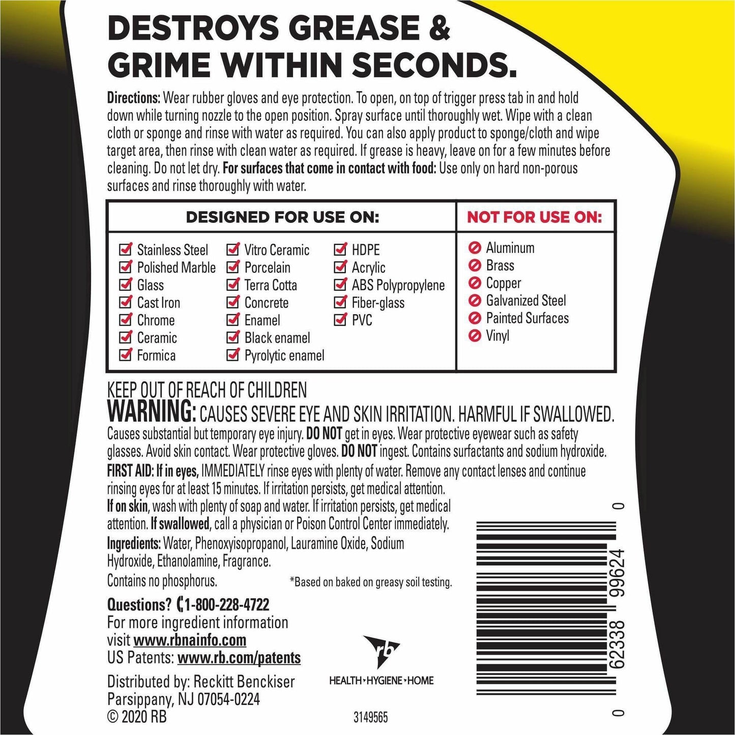 Easy-Off Cleaner Degreaser (99624)