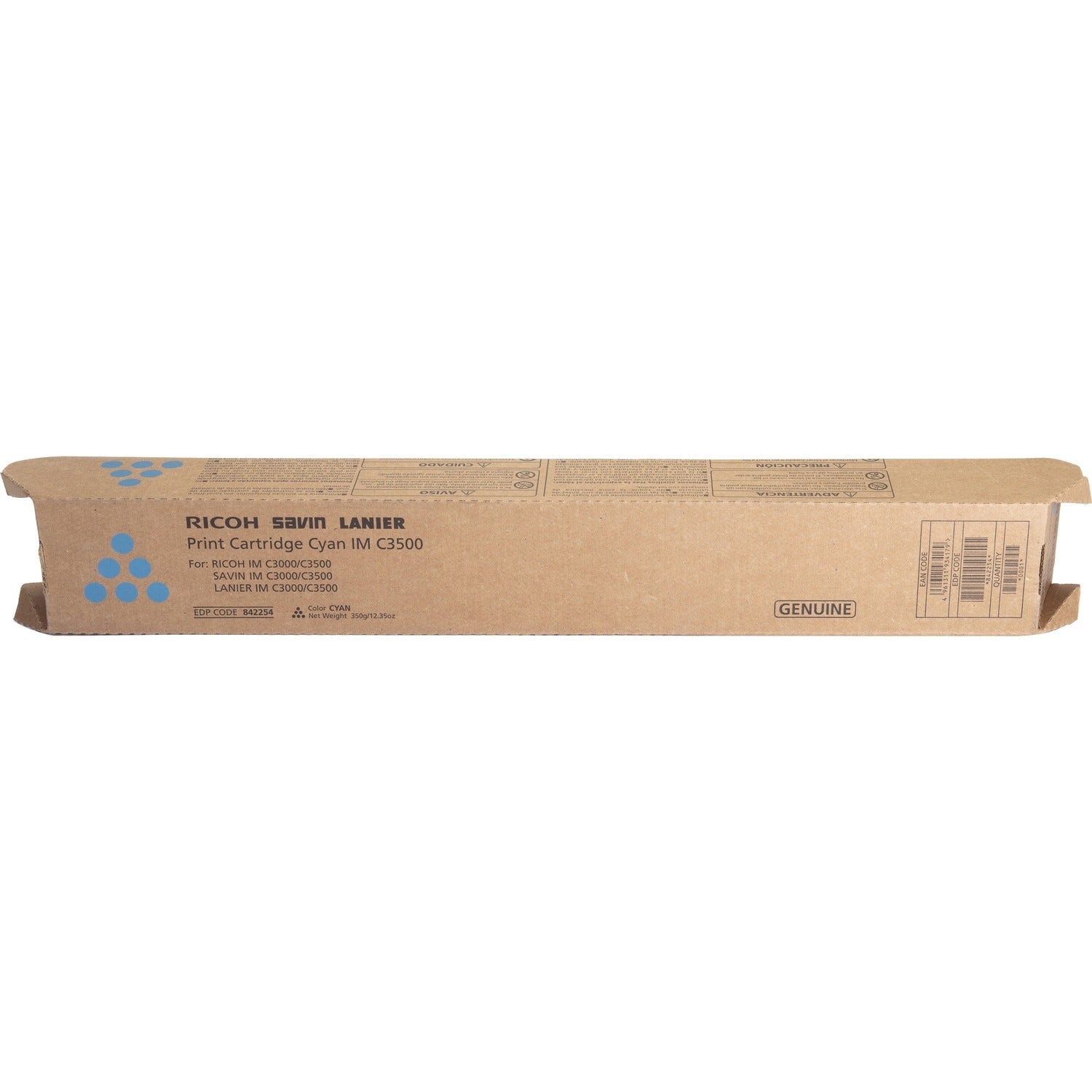 Ricoh Original Laser Toner Cartridge - Cyan - 1 Each (842254)