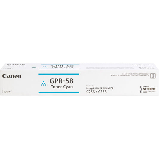 Canon GPR-58 Original Laser Toner Cartridge - Cyan - 1 Each (2183C003)